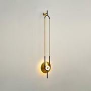 Ellipse Ring Marble Wall Light-DWHOME