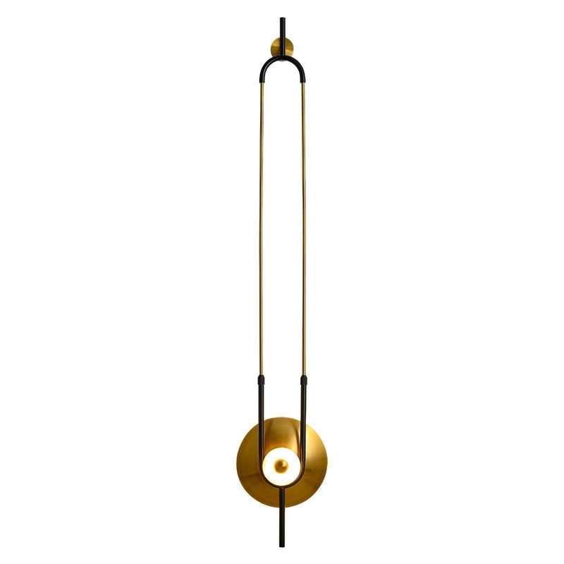 Ellipse Ring Marble Wall Light-DWHOME