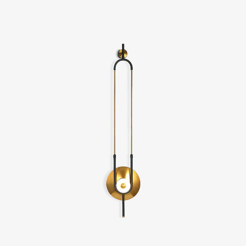 Ellipse Ring Marble Wall Light-DWHOME