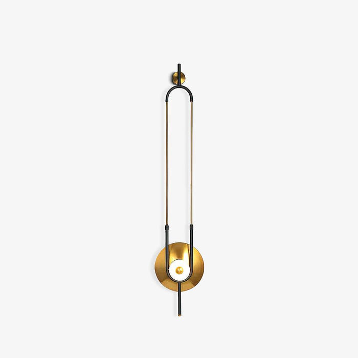 Ellipse Ring Marble Wall Light-DWHOME