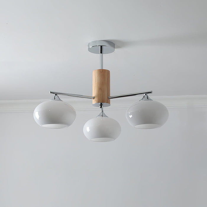 Elliptical Persimmon Chandelier - DWHOME