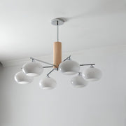 Elliptical Persimmon Chandelier-DWHOME