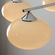 Elliptical Persimmon Chandelier-DWHOME