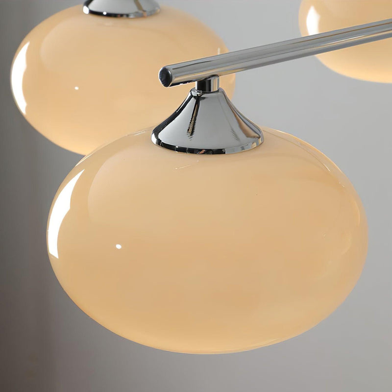 Elliptical Persimmon Chandelier-DWHOME