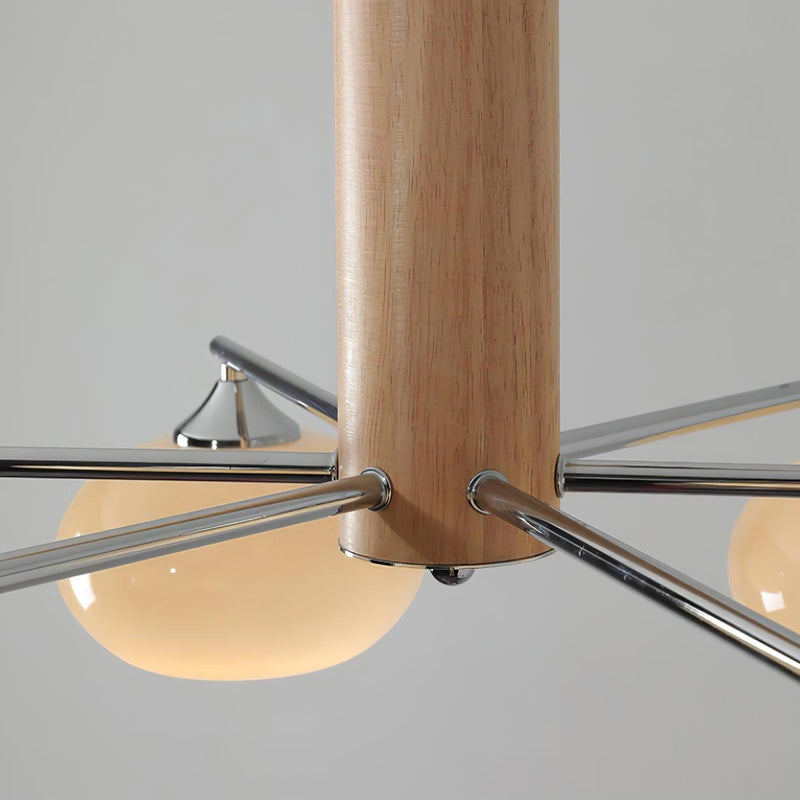 Elliptical Persimmon Chandelier-DWHOME