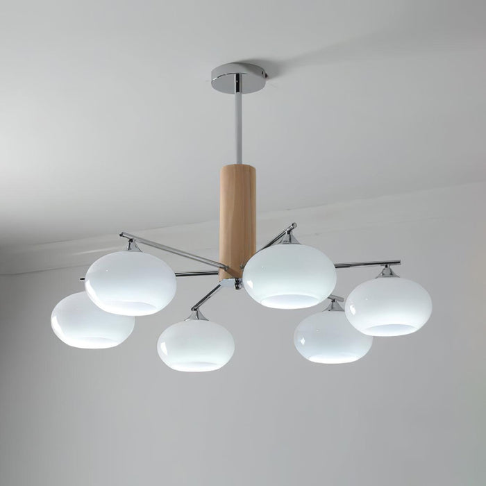 Elliptical Persimmon Chandelier - DWHOME