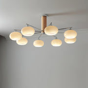 Elliptical Persimmon Chandelier-DWHOME