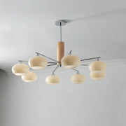 Elliptical Persimmon Chandelier-DWHOME
