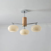Elliptical Persimmon Chandelier-DWHOME