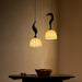 Elowen Twisted Wood Pendant Light-DWHOME
