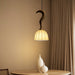 Elowen Twisted Wood Pendant Light-DWHOME