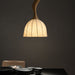Elowen Twisted Wood Pendant Light-DWHOME
