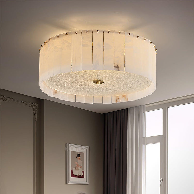 Elysian Alabaster Ceiling Lamp-DWHOME