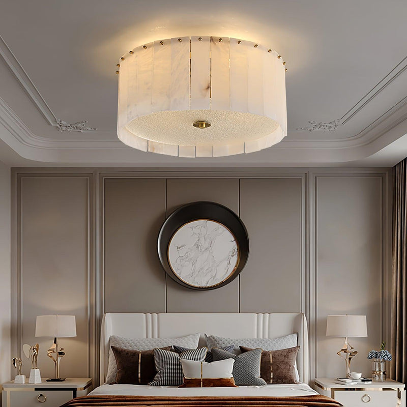 Elysian Alabaster Ceiling Lamp-DWHOME