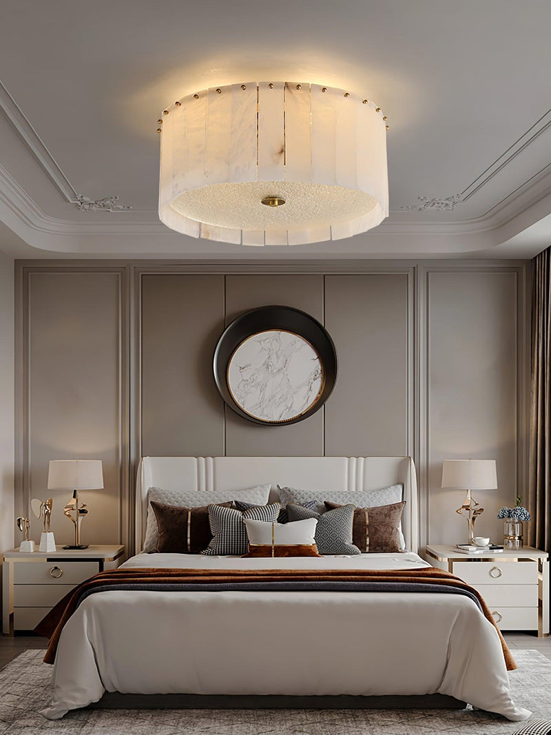 Elysian Alabaster Ceiling Lamp-DWHOME