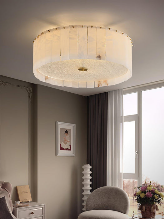 Elysian Alabaster Ceiling Lamp.