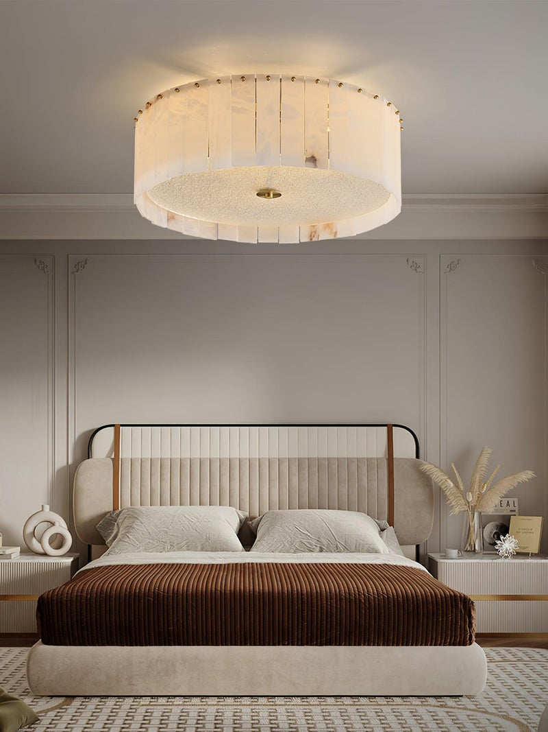 Elysian Alabaster Ceiling Lamp-DWHOME