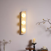 Elysian Travertine Plug-in Wall Light-DWHOME