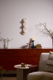 Elysian Travertine Plug-in Wall Light-DWHOME