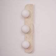 Elysian Travertine Plug-in Wall Light-DWHOME