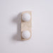 Elysian Travertine Plug-in Wall Light-DWHOME