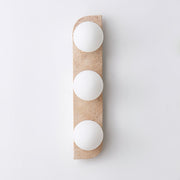 Elysian Travertine Plug-in Wall Light-DWHOME