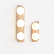 Elysian Travertine Plug-in Wall Light-DWHOME