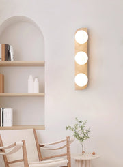 Elysian Travertine Plug-in Wall Light-DWHOME