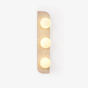 Elysian Travertine Plug-in Wall Light-DWHOME