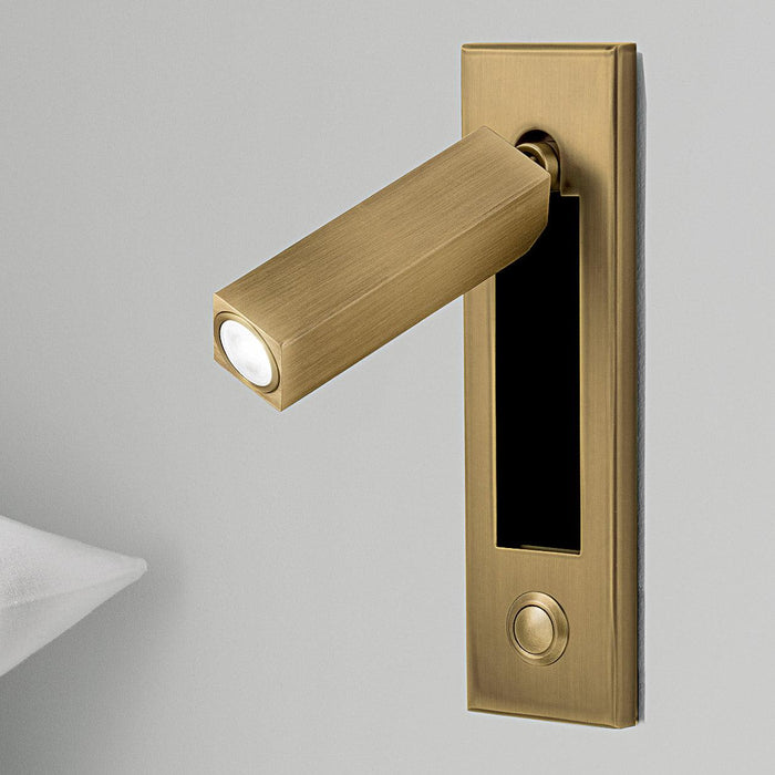 Embedded Bedside Sconce.