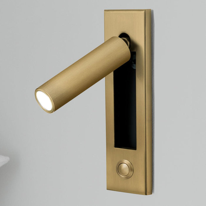 Embedded Bedside Sconce.