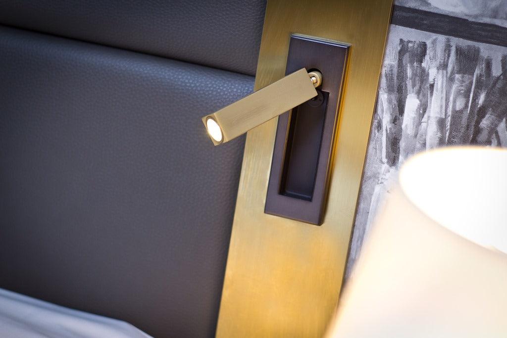 Embedded Bedside Sconce.