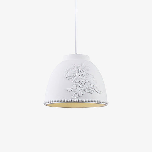 Embossed Flora Pendant Lamp.