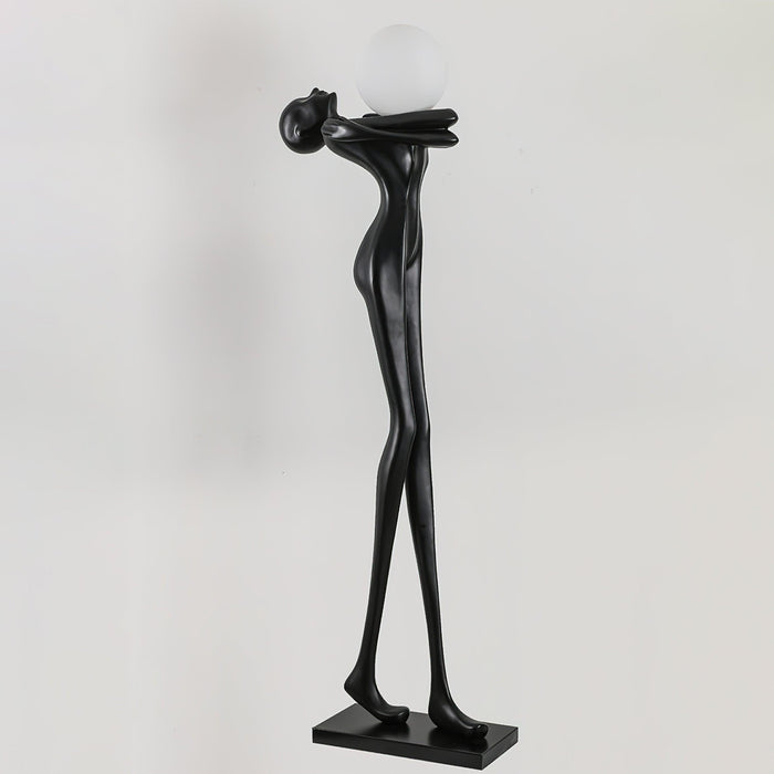 Embrace Ball Sculpture Floor Lamp-DWHOME