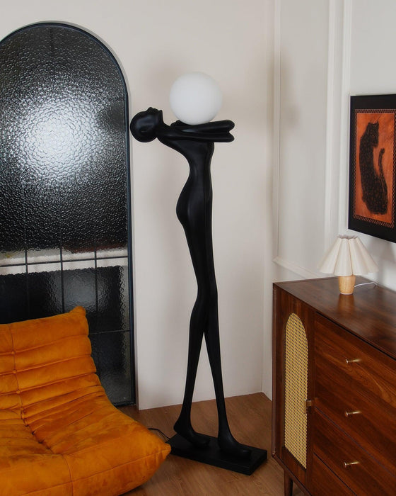 Embrace Ball Sculpture Floor Lamp-DWHOME