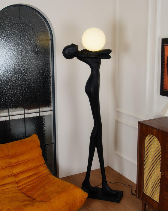 Embrace Ball Sculpture Floor Lamp-DWHOME