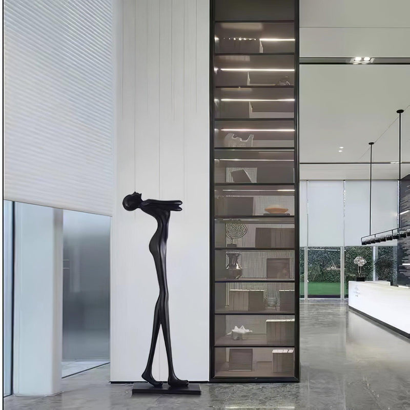 Embrace Ball Sculpture Floor Lamp-DWHOME