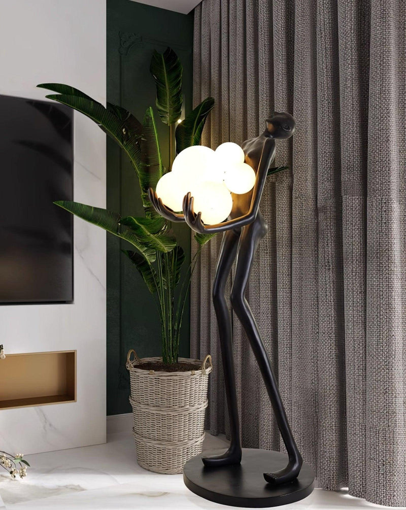 Embrace Sculpture Floor Lamp-DWHOME
