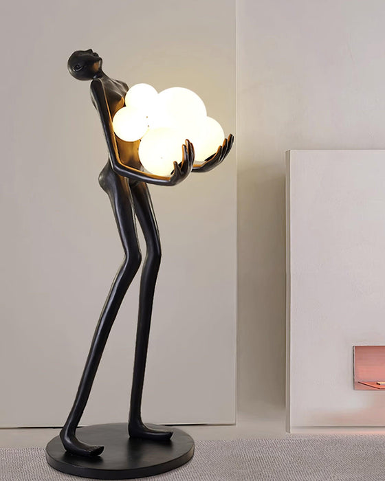 Embrace Sculpture Floor Lamp-DWHOME