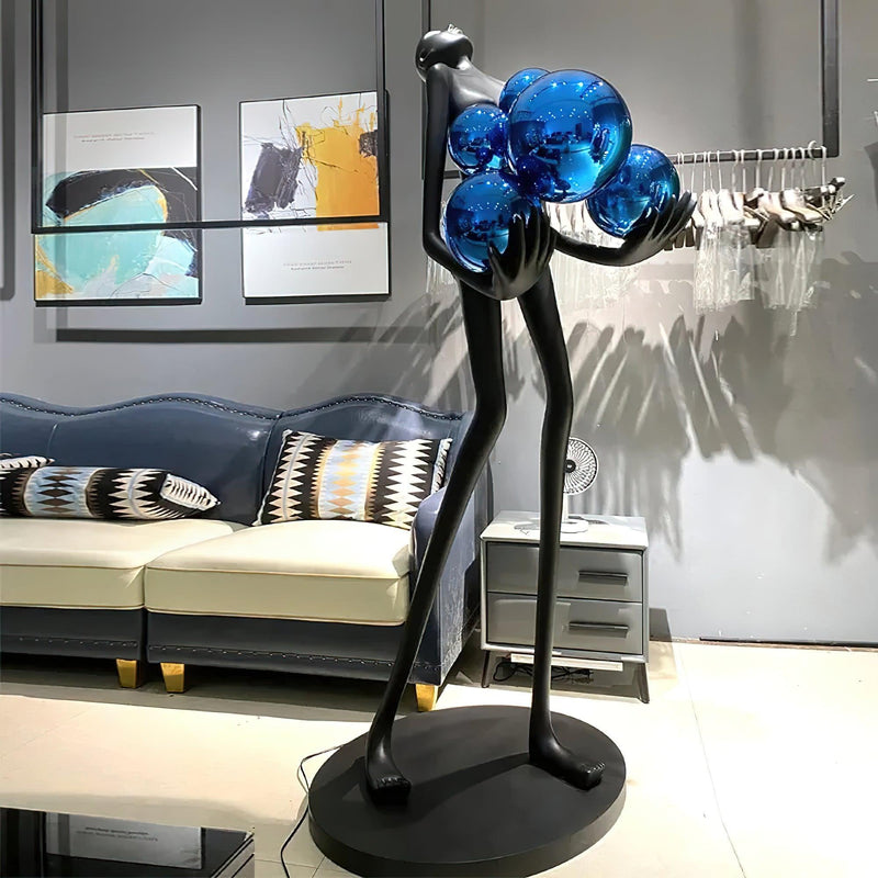 Embrace Sculpture Floor Lamp-DWHOME