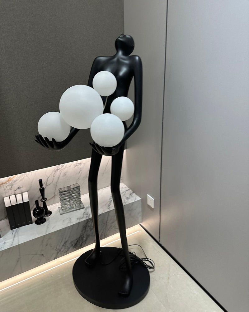 Embrace Sculpture Floor Lamp-DWHOME