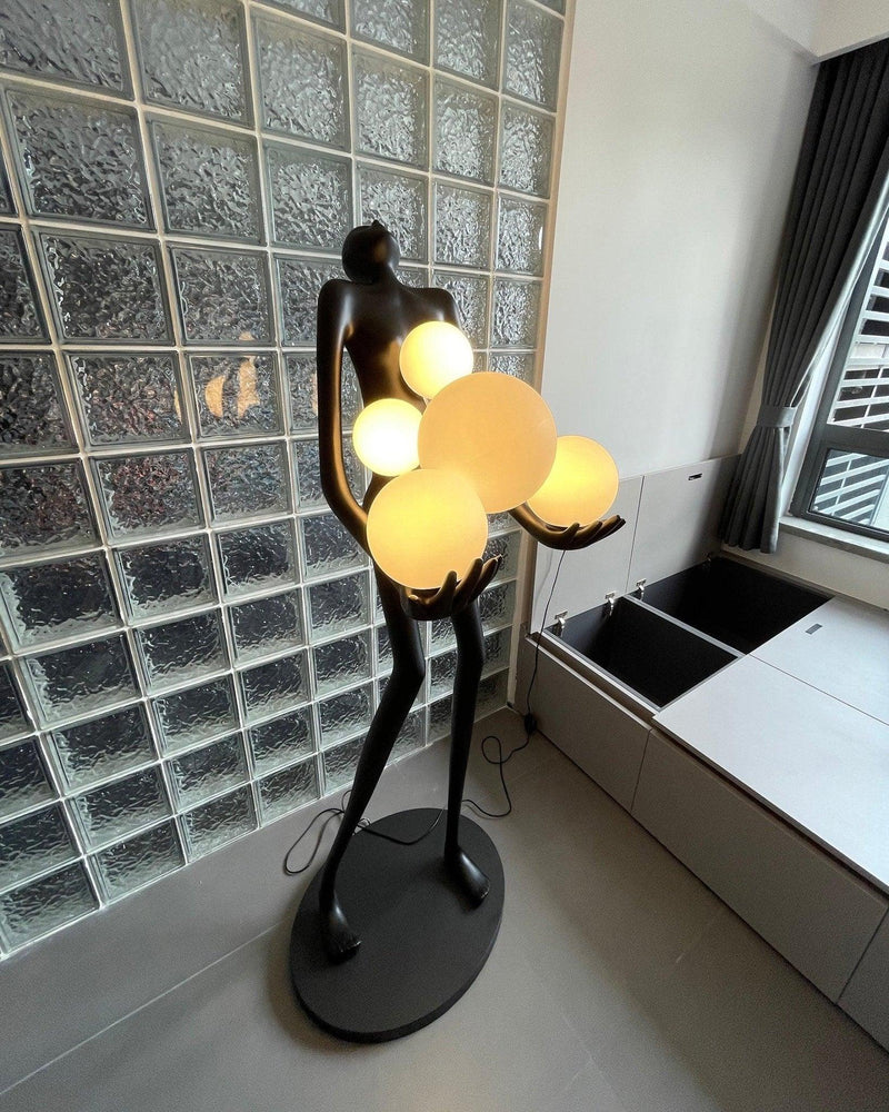Embrace Sculpture Floor Lamp-DWHOME