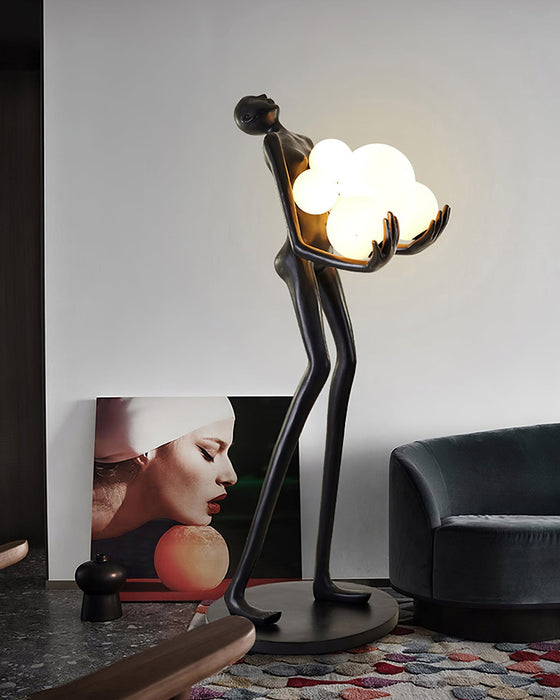 Embrace Sculpture Floor Lamp-DWHOME