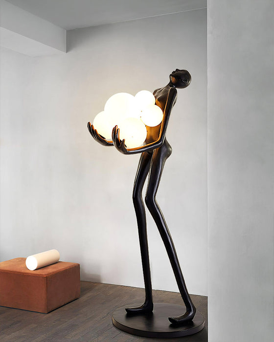Embrace Sculpture Floor Lamp-DWHOME