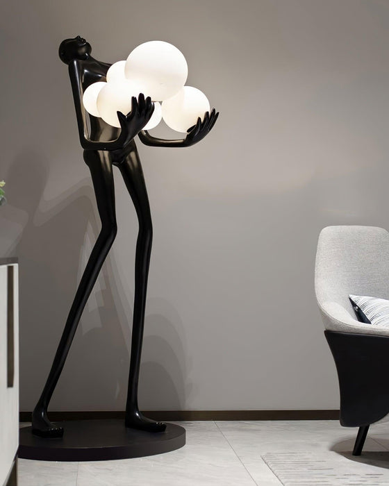 Embrace Sculpture Floor Lamp-DWHOME