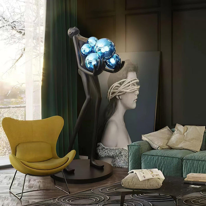 Embrace Sculpture Floor Lamp-DWHOME