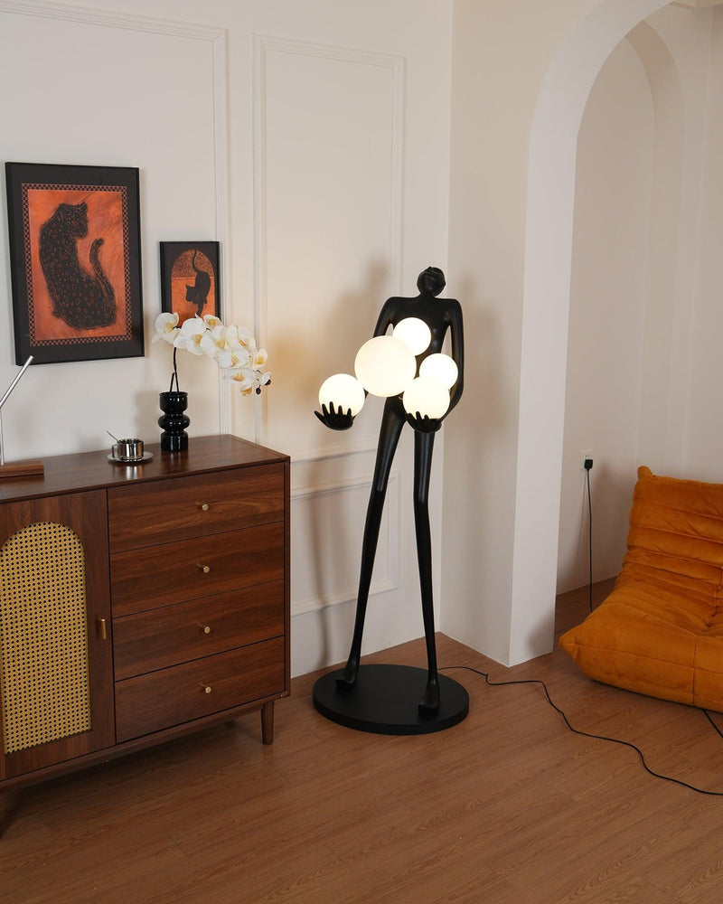 Embrace Sculpture Floor Lamp-DWHOME