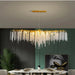 Emily Branch Art Deco Crystal Chandelier.