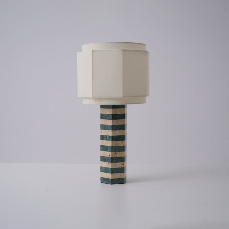 Modari Striped Stone Table Lamp-DWHOME