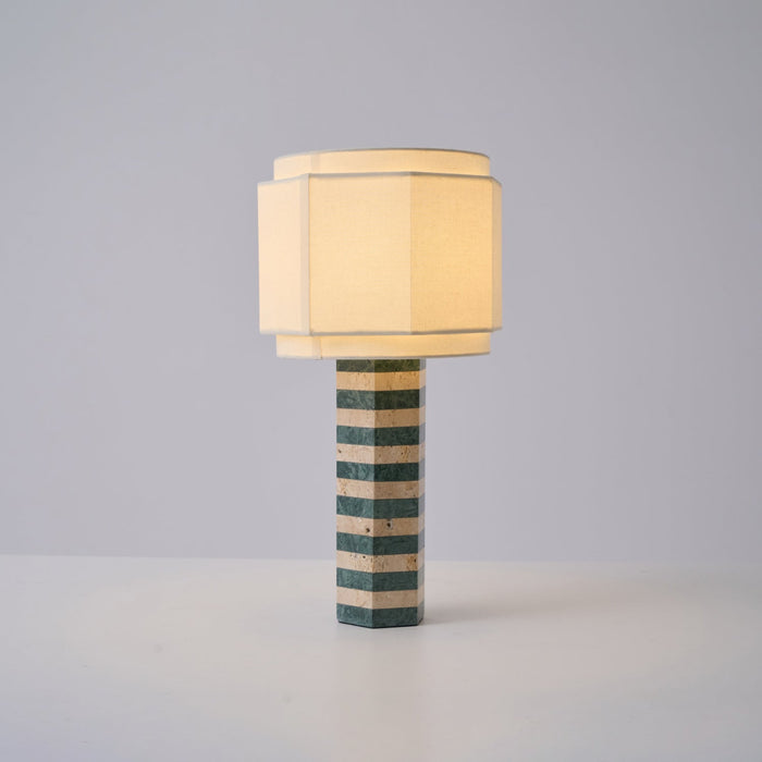 Modari Striped Stone Table Lamp-DWHOME